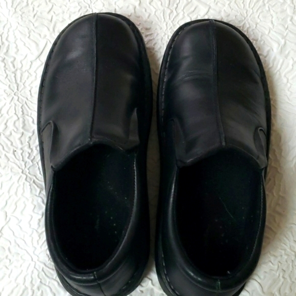 Thom McAn Black Leather Marcos Loafer Shoe, Comfort slip-on. Size 8 main image 7